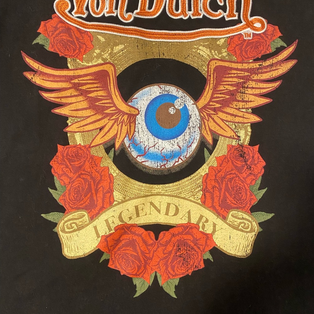 Von Dutch Legendary Black Tee - Picture 2 of 3
